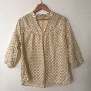 Banana Republic popover blouse